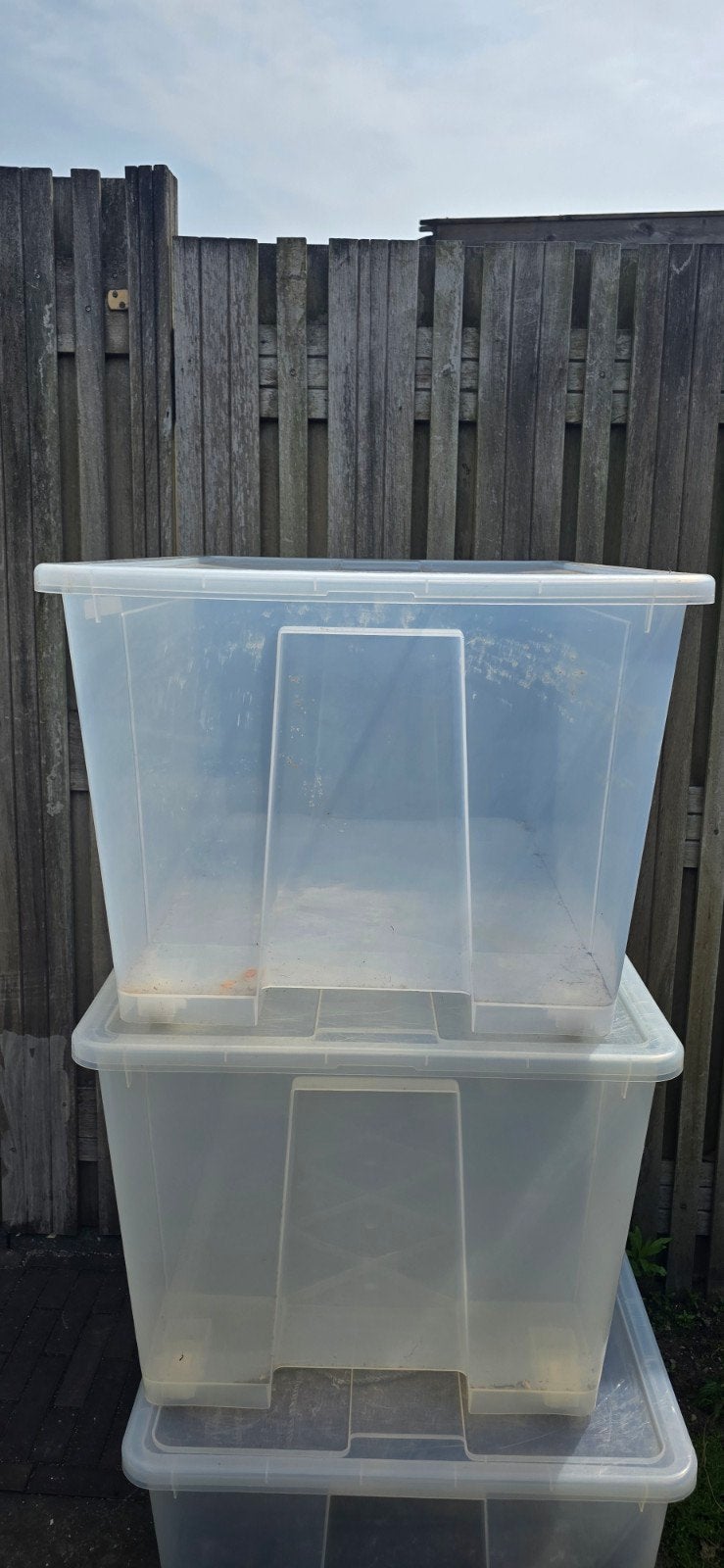 2 ikea opberg bakken met wieltjes. 130 liter, Doe-het-zelf en Verbouw, Kratten en Dozen, Ophalen, Gebruikt, 40 tot 60 cm, Bak of Kist