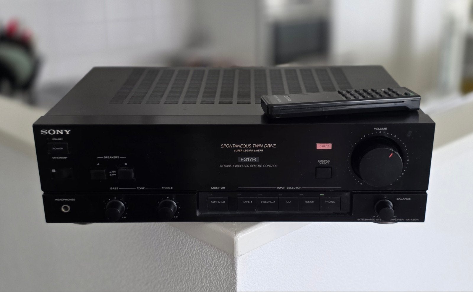Sony F317R Amplifier, Ophalen, Zo goed als nieuw, Sony