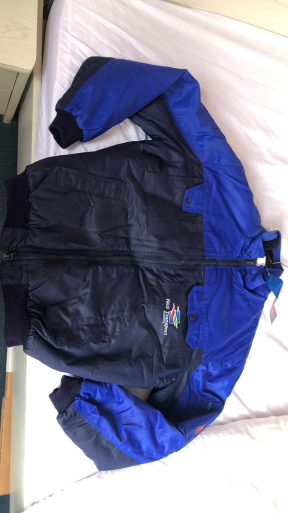 Warme winterjas heren Nieuw met zachte voering xl, Ophalen of Verzenden, Nieuw, Maat 56/58 (XL), Blauw