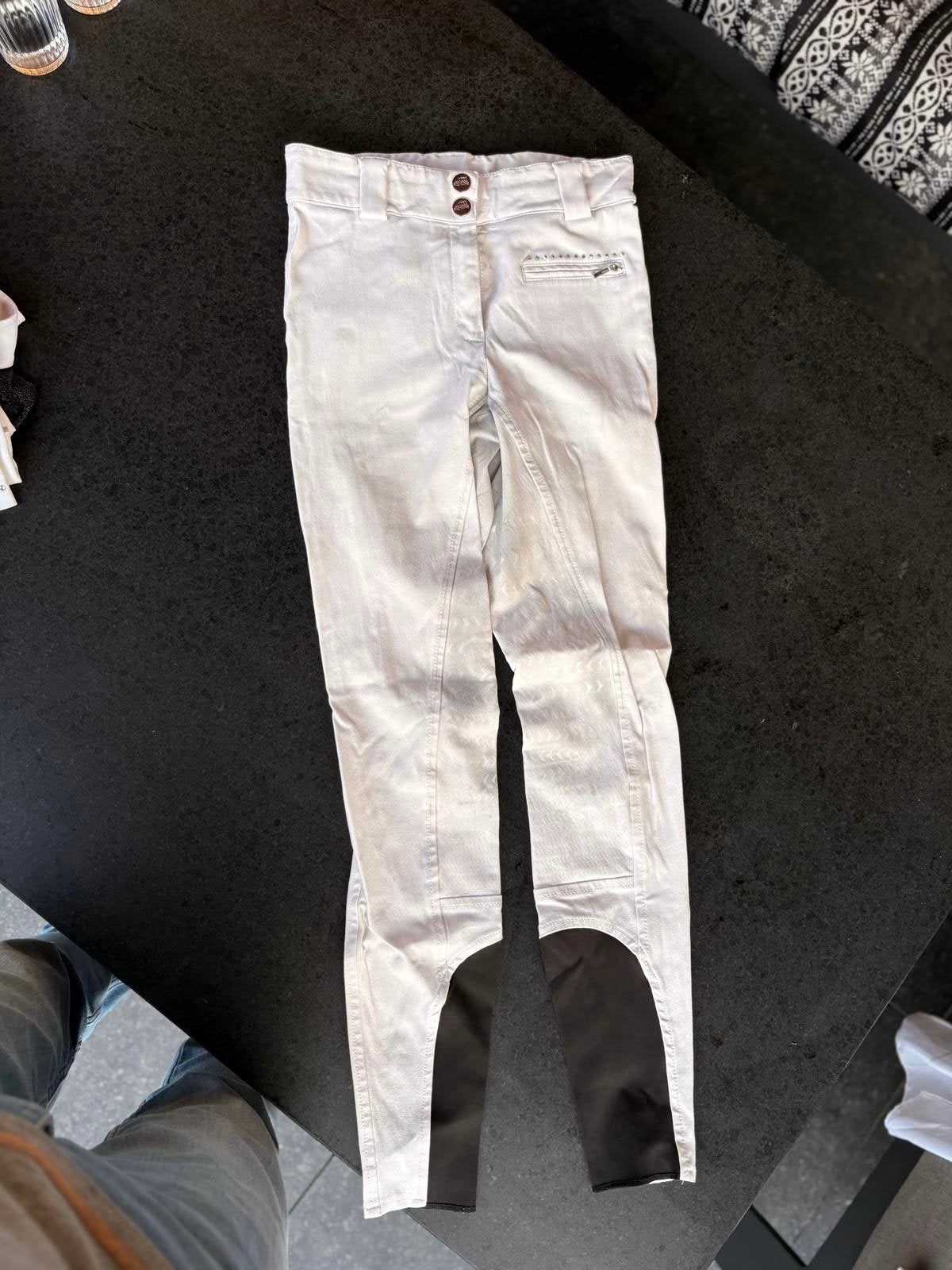 Equiline rijbroek wedstrijd wit siliconen, Dieren en Toebehoren, Paardrijkleding, Ophalen of Verzenden, Zo goed als nieuw, Dressuur