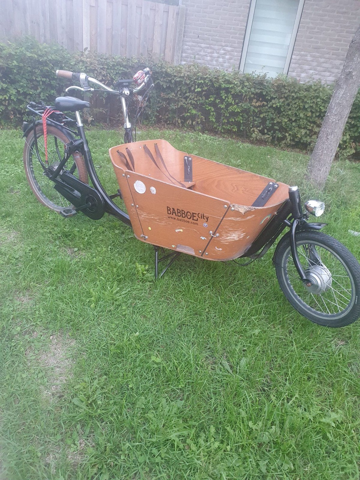 bakfiets elektrische, Ophalen, Zo goed als nieuw, 4 kinderen of meer