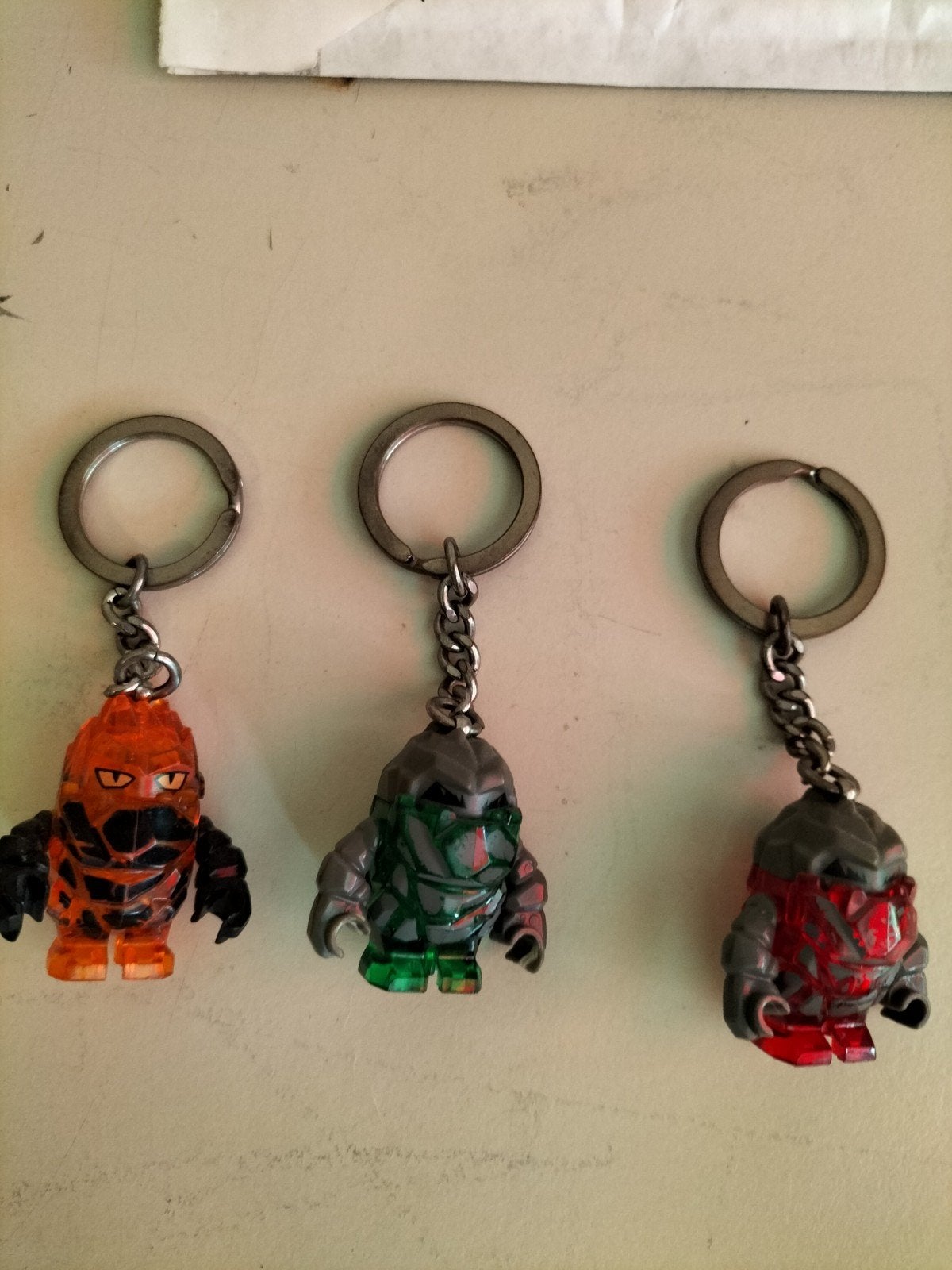 Lego Rotsmonster sleutelhangers - Set van 3, Ophalen of Verzenden
