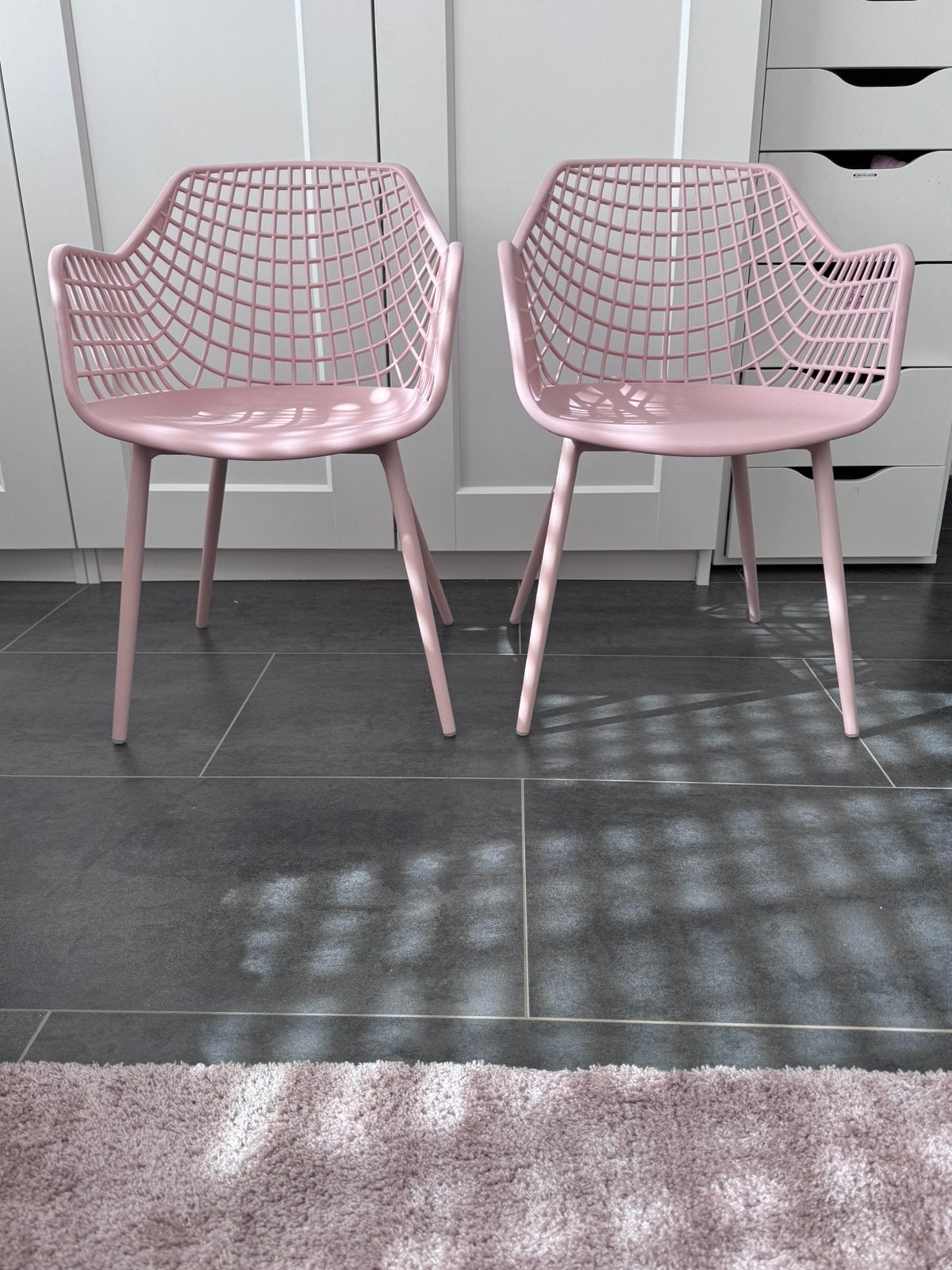 Kinder stoeltjes roze, Kinderen en Baby's, Kinderkamer | Tafels en Stoelen, Ophalen, Zo goed als nieuw, Stoel(en)