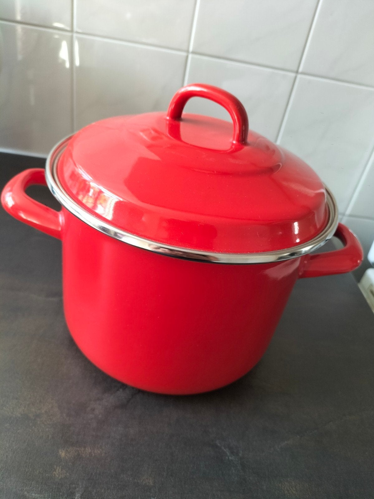 3 liter soepketel, Huis en Inrichting, Keuken | Potten en Pannen, Ophalen, Nieuw, Glas, Pot, Bus of Blik
