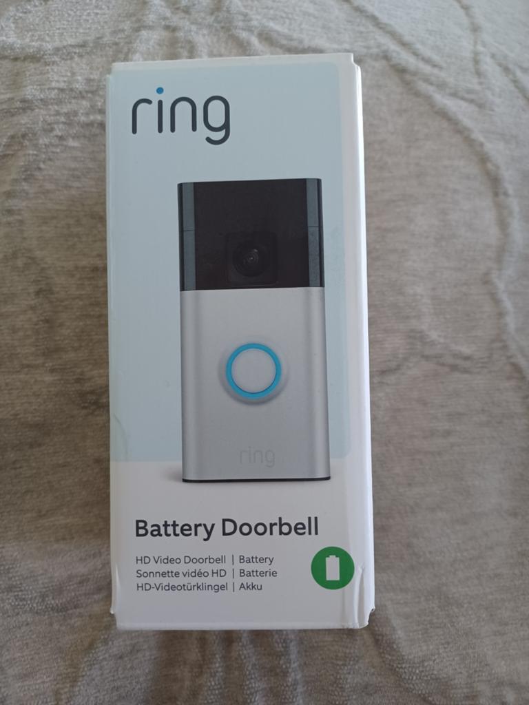 Ring Battery Video Deurbel, Nieuw met bevestigingsplaatje, Ophalen, Bewegingsdetectiesensor, Nieuw, Draadloos