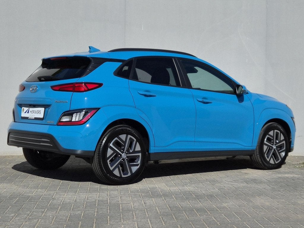 Hyundai Kona EV Comfort Smart 39 kWh / SOH 100% / Fabrieksga, Auto's, Hyundai, Gebruikt, Blauw, 204 pk, 305 km