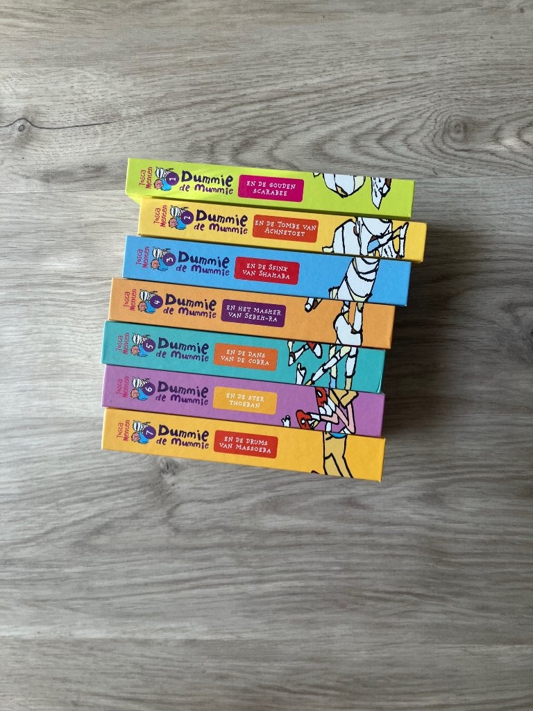 DUMMY de MUMMY boeken – deel 1 t/m 7, Boeken, Ophalen, Zo goed als nieuw