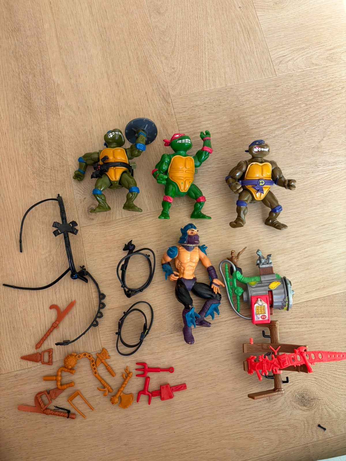 Playmate toys ninja turtle incl. Accessoires, Verzamelen, Ophalen of Verzenden, Gebruikt