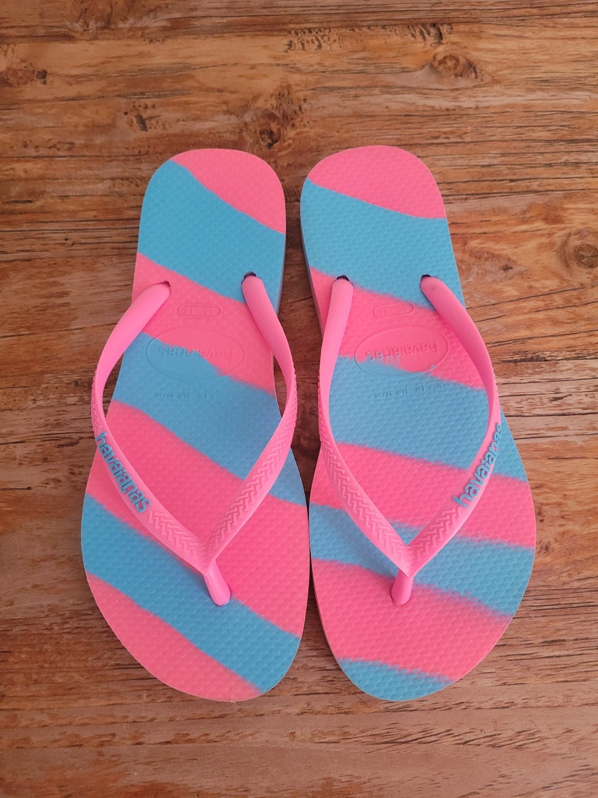 Havaianas maat 33-35 zgan, Kinderen en Baby's, Meisje, Overige typen, Ophalen of Verzenden, Zo goed als nieuw
