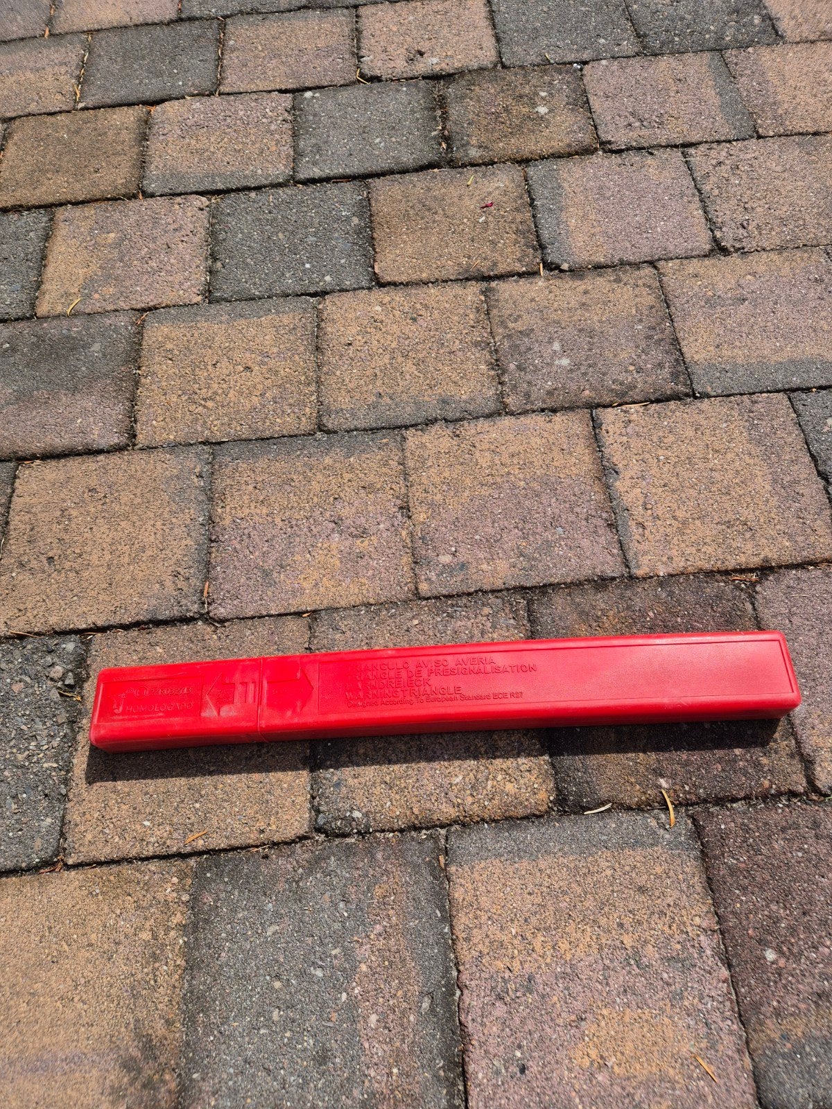 Rode gevarendriehoek in compacte opbergdoos, Ophalen of Verzenden, Nieuw