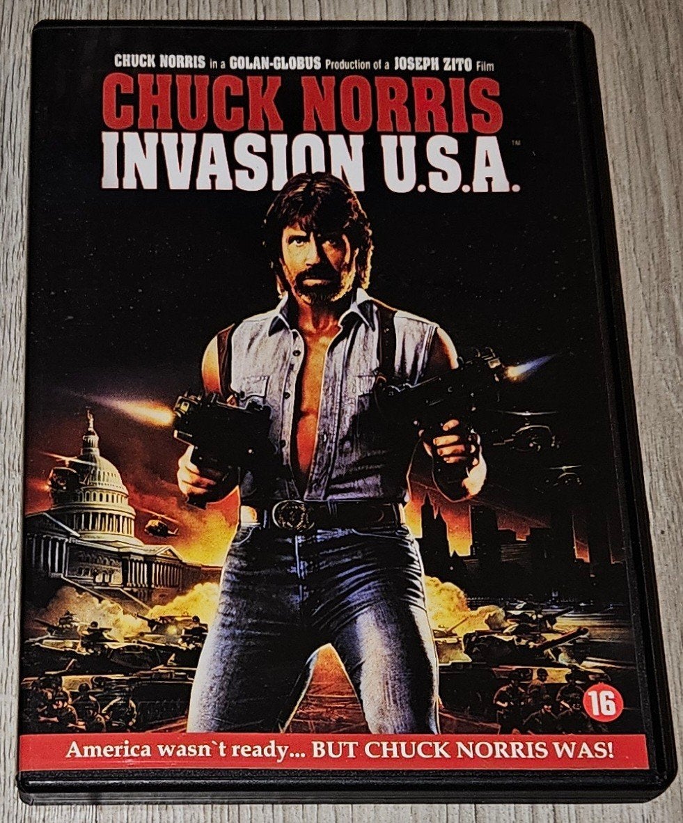Chuck Norris - Invasion U.S.A. (DVD), Gebruikt, Vanaf 16 jaar, Nederlands, Actie