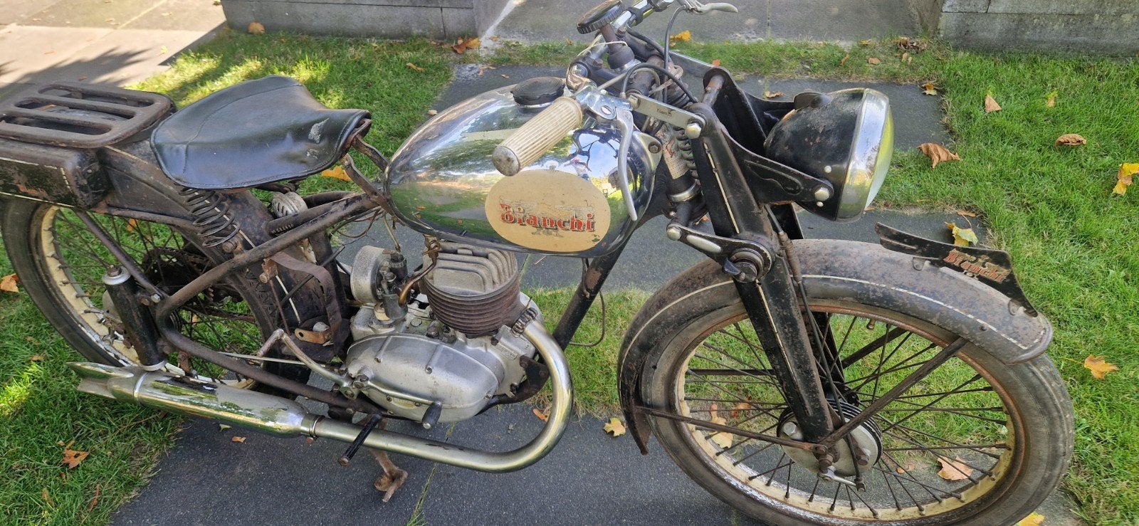 Bianchi 125cc.   bj 1952, Motoren