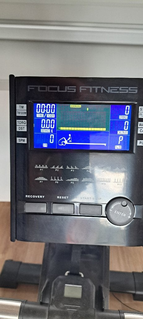 Focus Fitness Roeitrainer Row 3 - Zo goed als nieuw, Ophalen, Benen, Zo goed als nieuw, Metaal