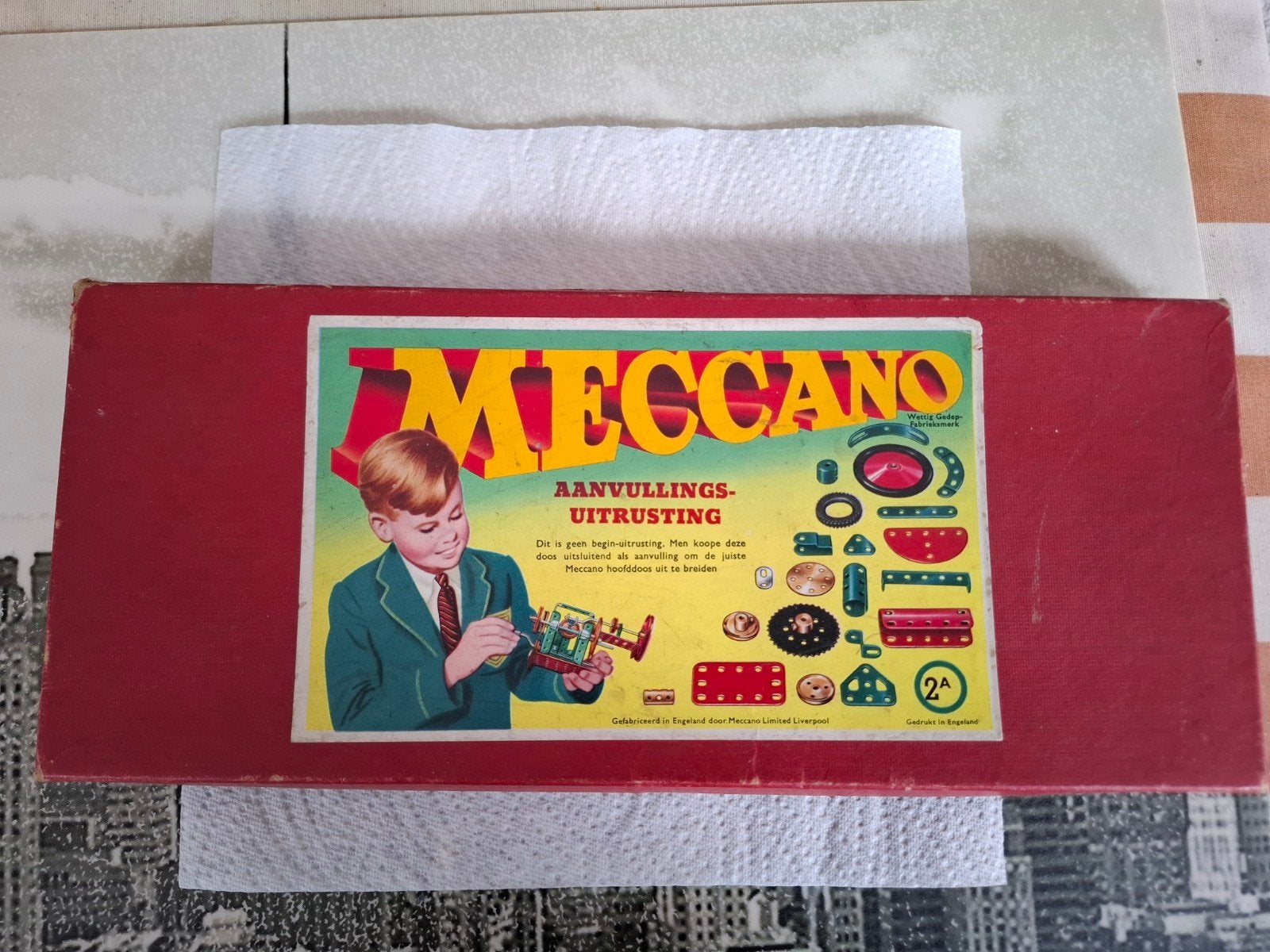 2 Meccano dozen van jaren 50/60, Verzenden