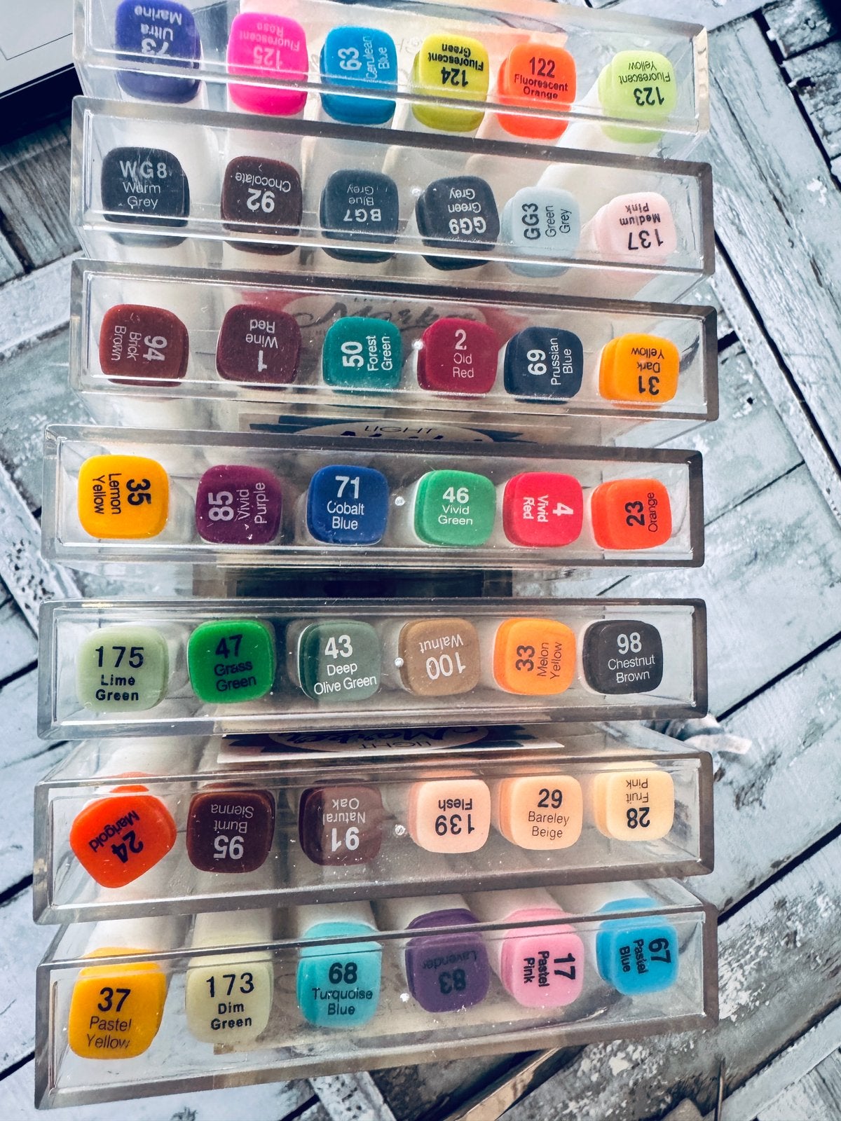 Studio light markers, Hobby en Vrije tijd, Ophalen of Verzenden, Zo goed als nieuw
