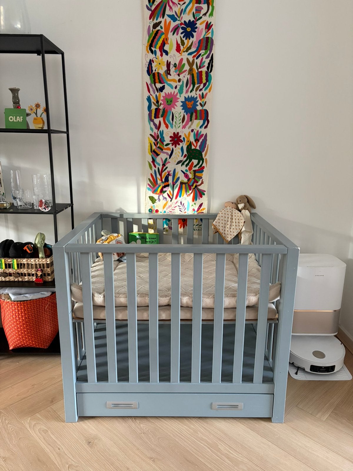 Babybox, Ophalen, Gebruikt, Vierkant, In hoogte verstelbaar