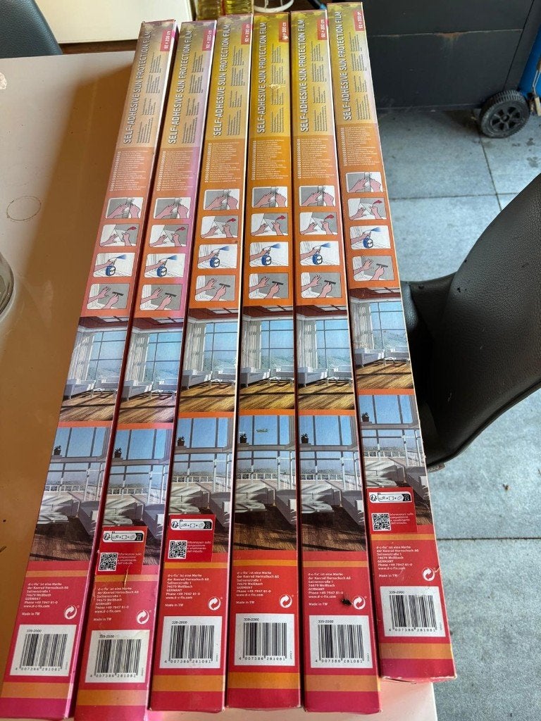 Sun protection folie, Ophalen, Nieuw