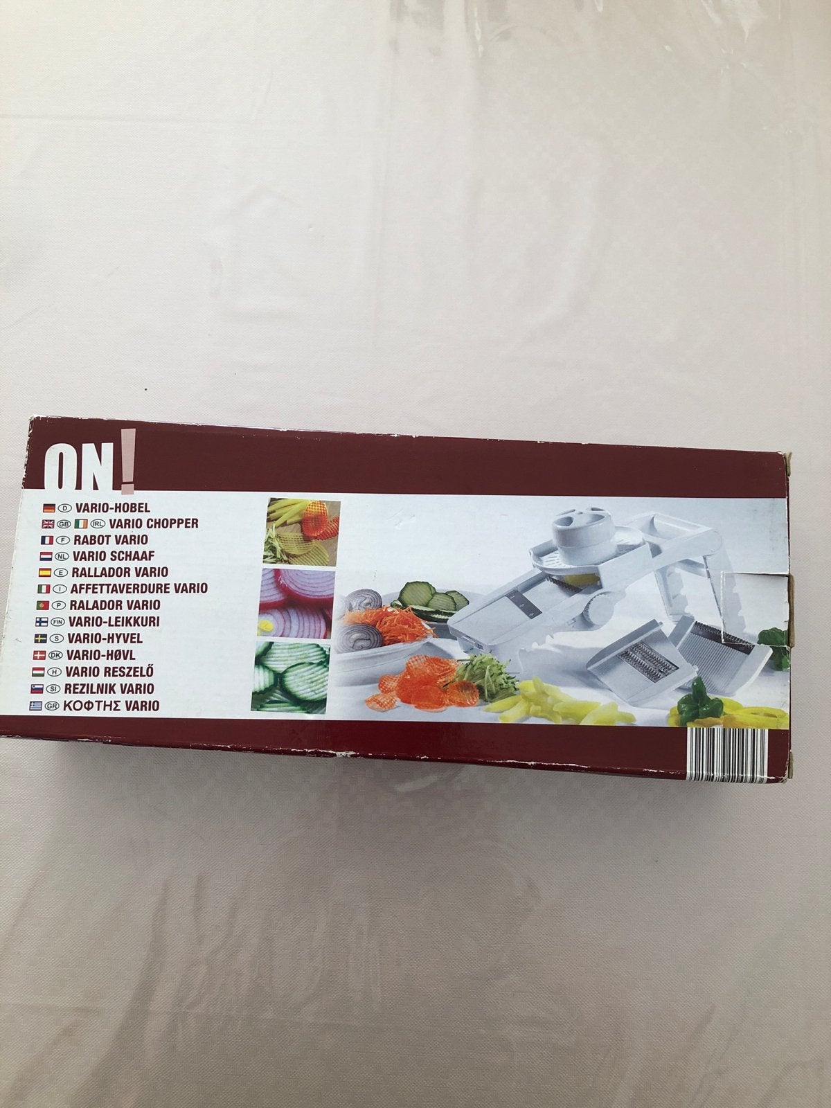 Vario Chopper / Mandoline Snijder - Nieuw in doos, Overige typen, Kunststof, Nieuw, Ophalen of Verzenden