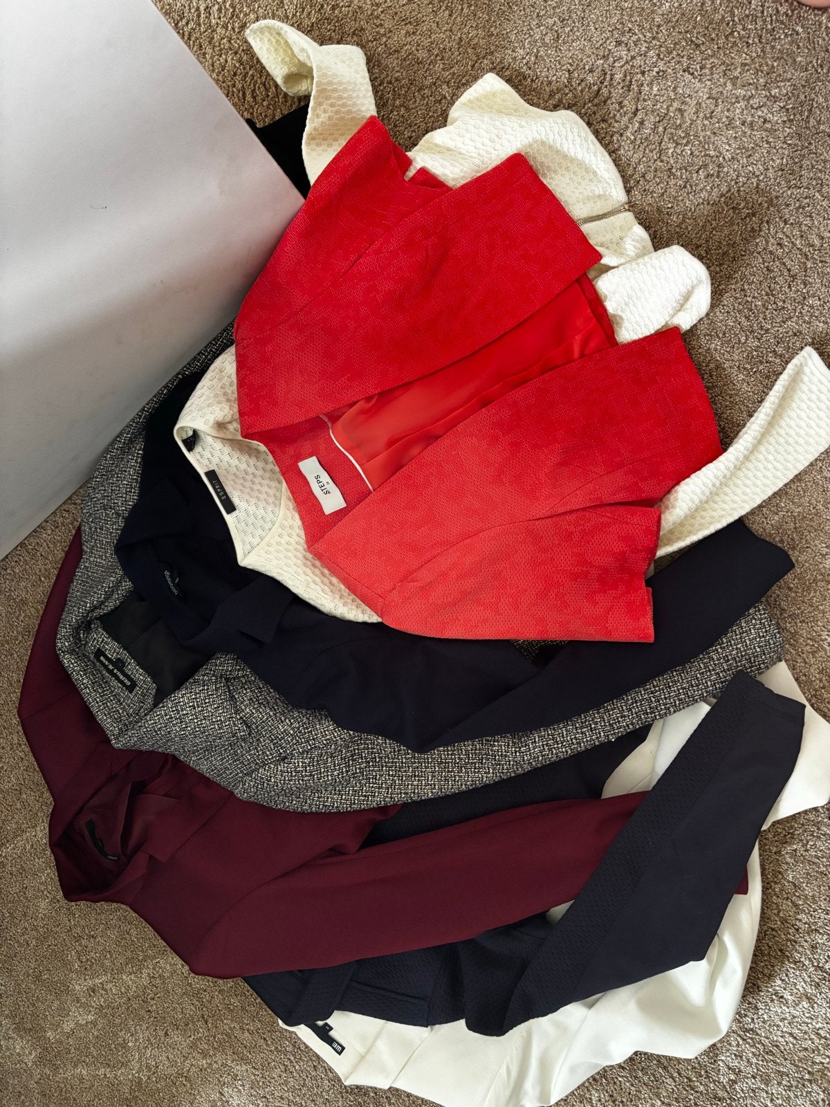 Pakket 7 blazers, ca mt M: Steps, We, Geisha Jeans, HV Polo, Ophalen of Verzenden, Zo goed als nieuw, Jasje