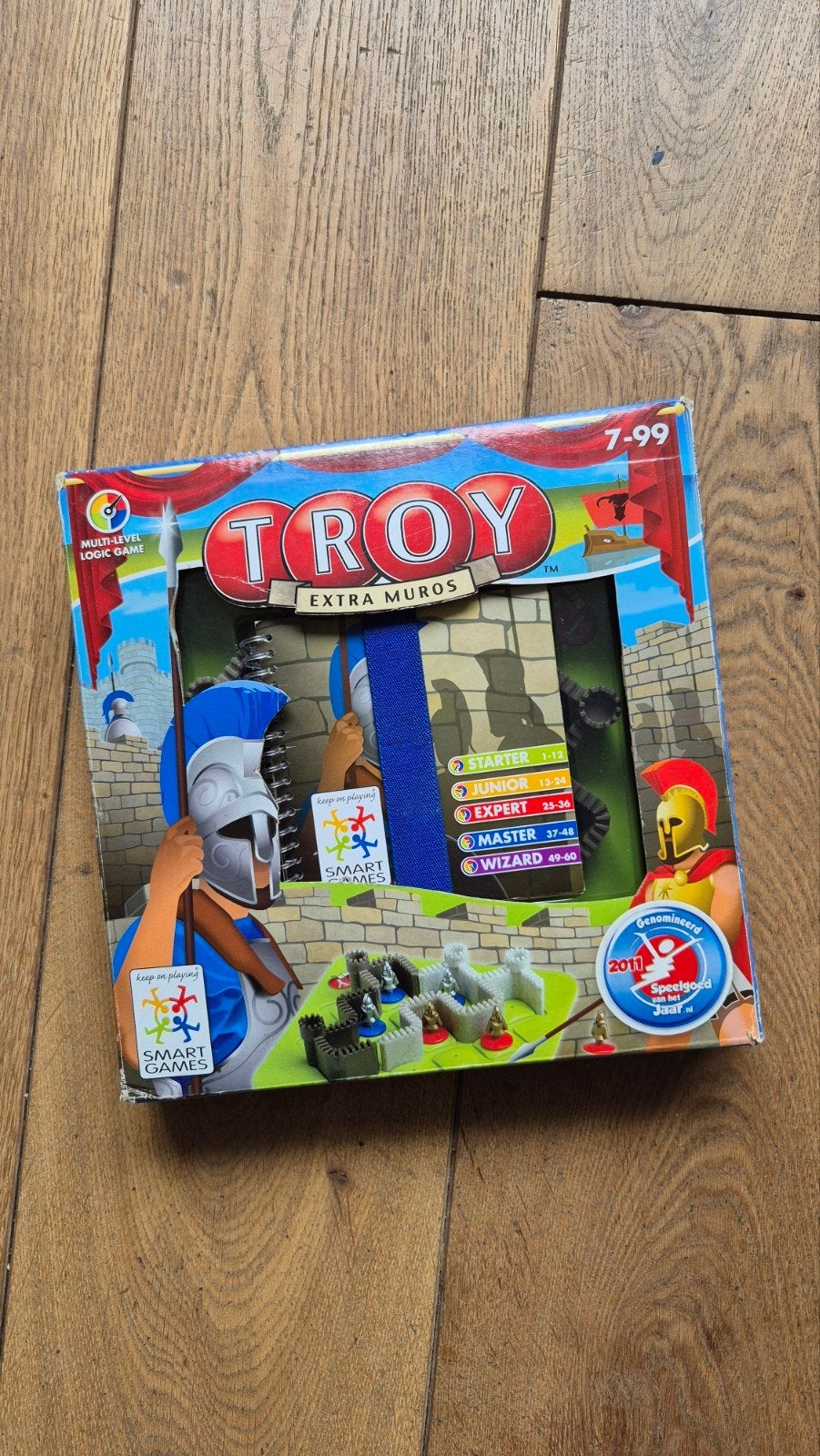 SmartGames Troy Extra Muros Logica Spel - Zo goed als nieuw, Hobby en Vrije tijd, Gezelschapsspellen | Bordspellen, Een of twee spelers