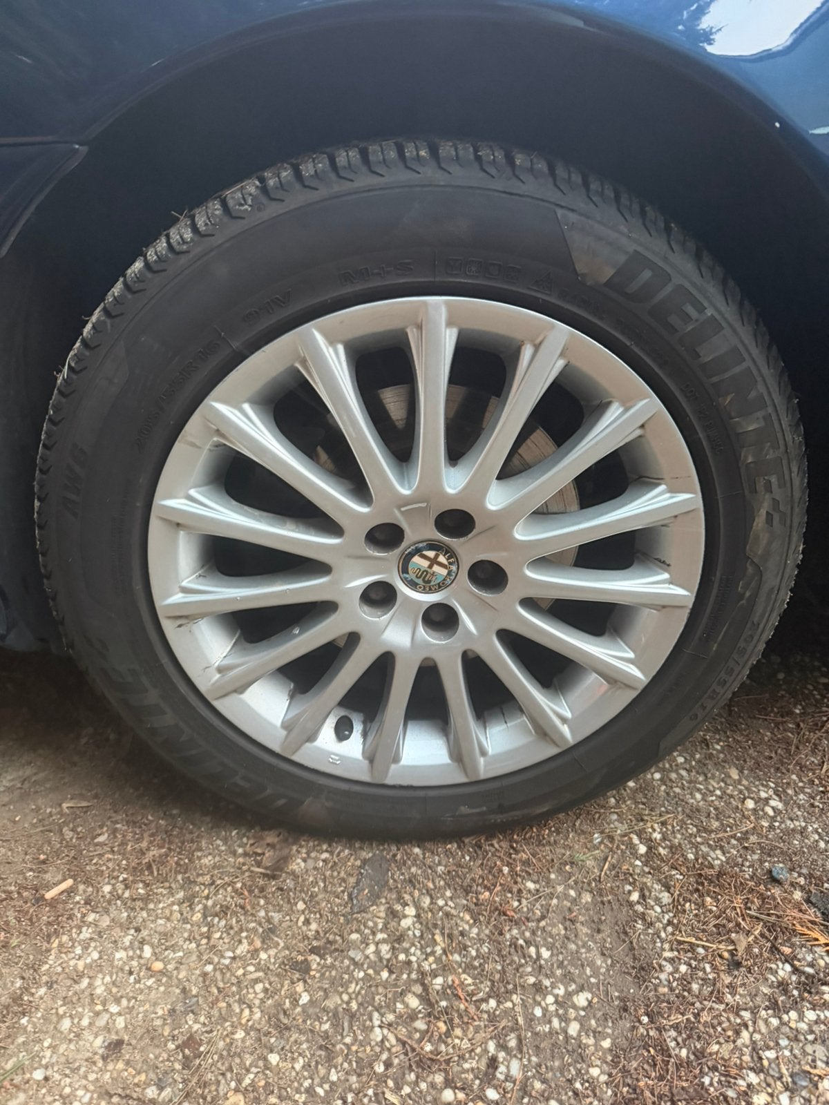 Alfa romeo 147 16 inch velgen, Ophalen