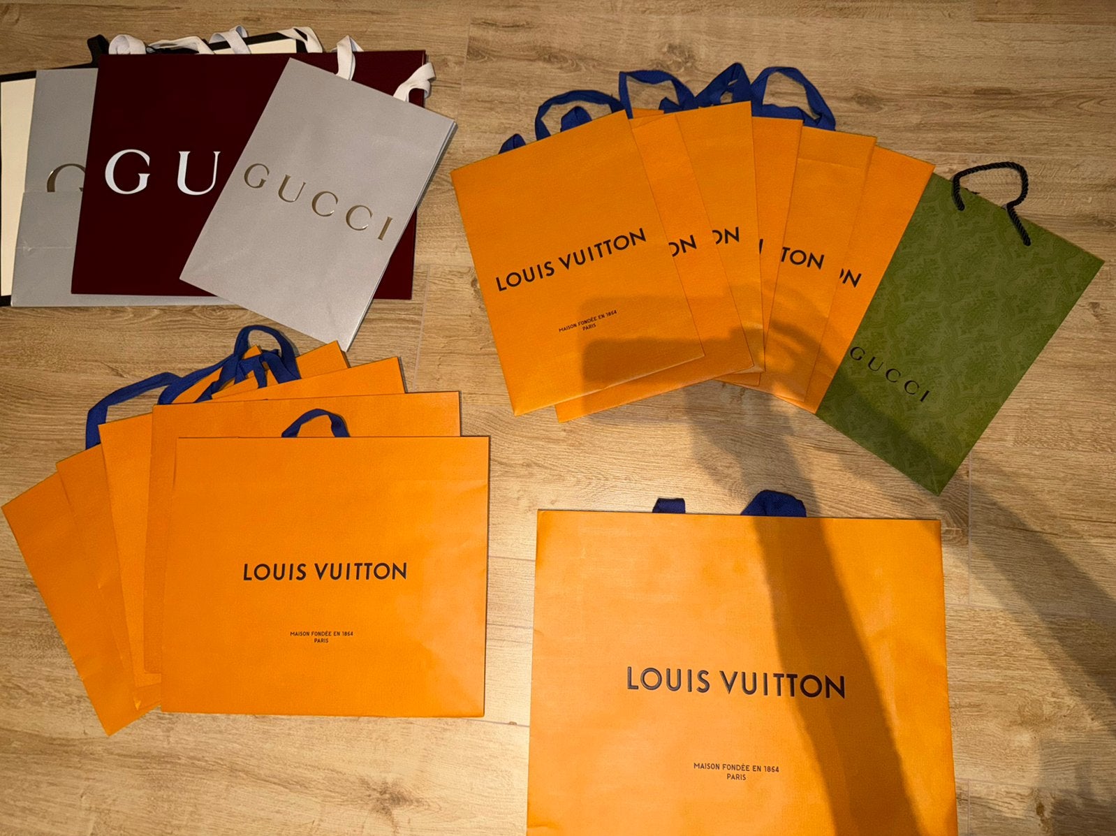 Louis vuitton en gucci tas, Ophalen of Verzenden, Nieuw, Bruin