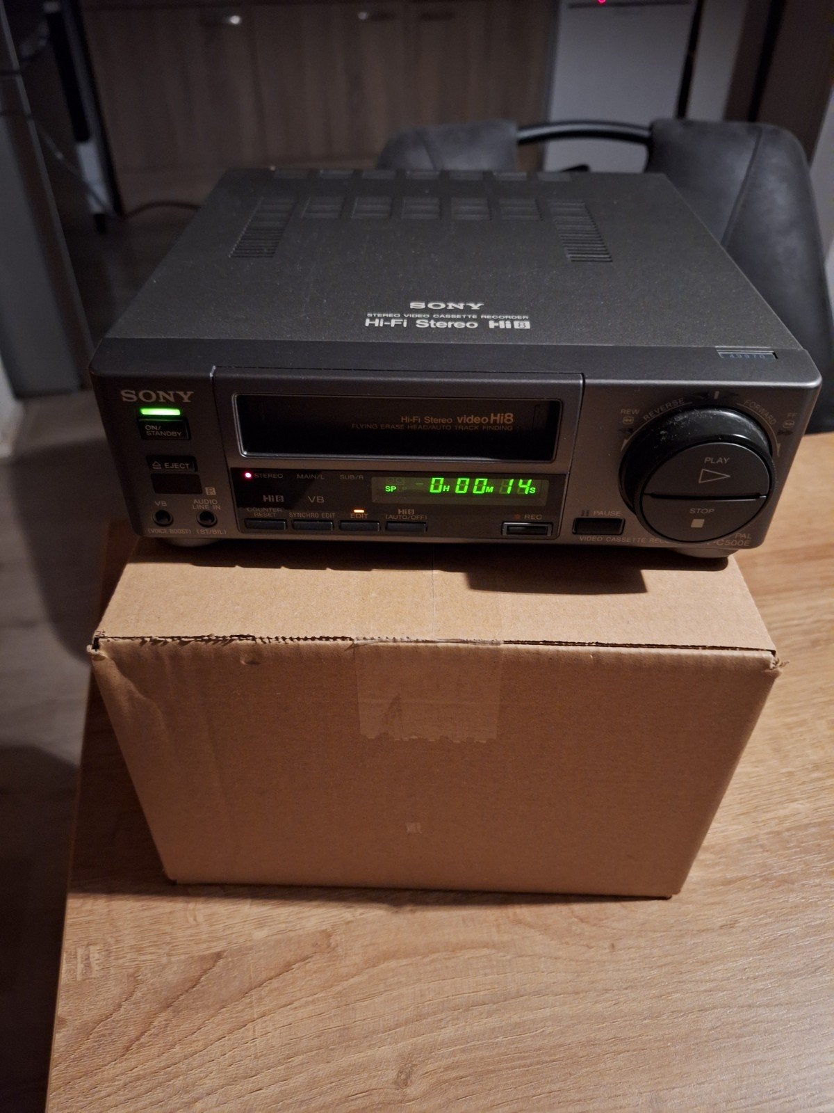 sony hi8 recorder word niet opgestuurd, Ophalen