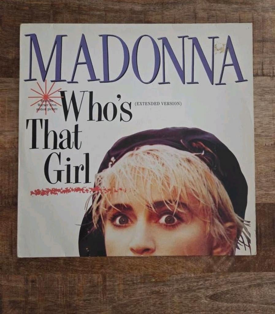 Lp maxi single madonna who's that girl, Cd's en Dvd's, Vinyl | Pop, Ophalen of Verzenden