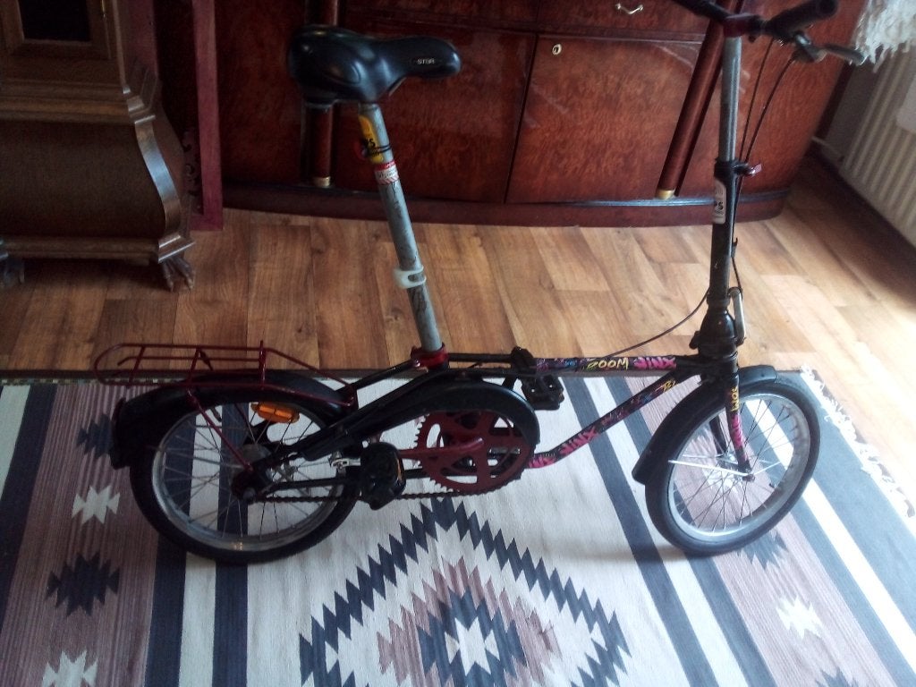 Vouwfiets, Fietsen en Brommers, Fietsen | Vouwfietsen, Ophalen, Gebruikt, 16 tot 18 inch