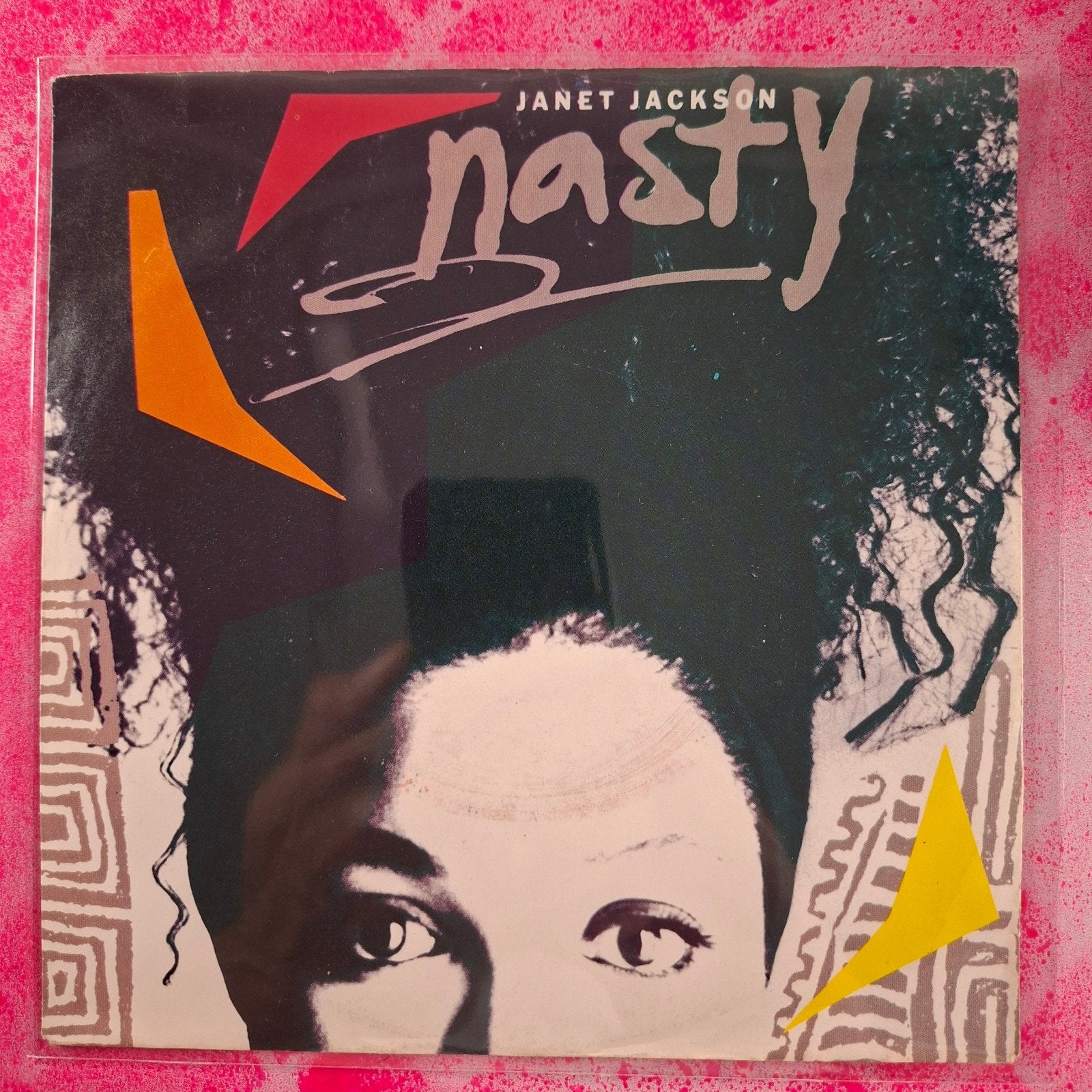 Janet Jackson Nasty  single.                          Star45, Cd's en Dvd's, Vinyl Singles, Gebruikt, 7 inch, Ophalen of Verzenden