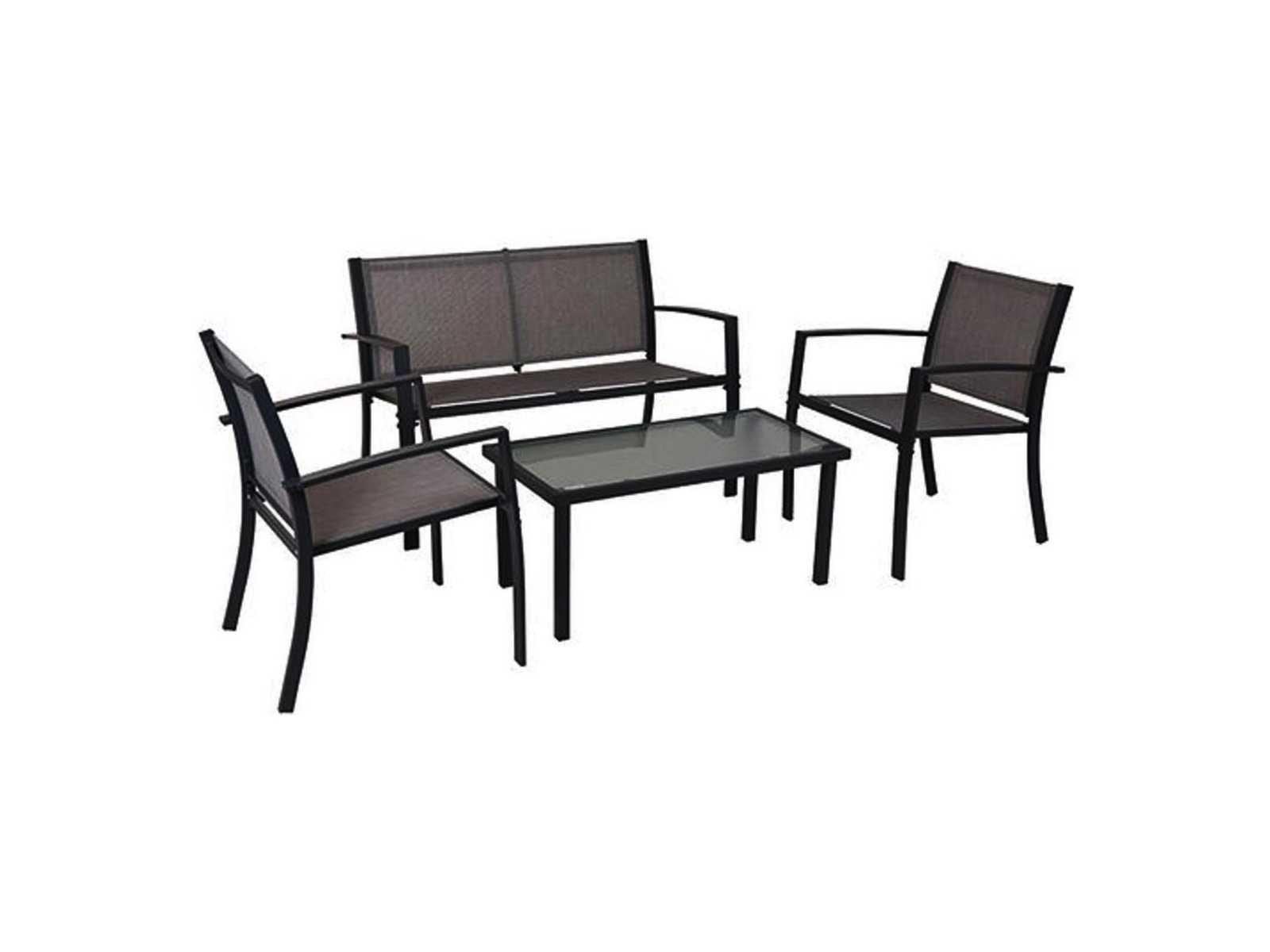 Tuinset voor 4, Tuin en Terras, Tuinsets en Loungesets, Ophalen, 4 zitplaatsen, Nieuw, Bank