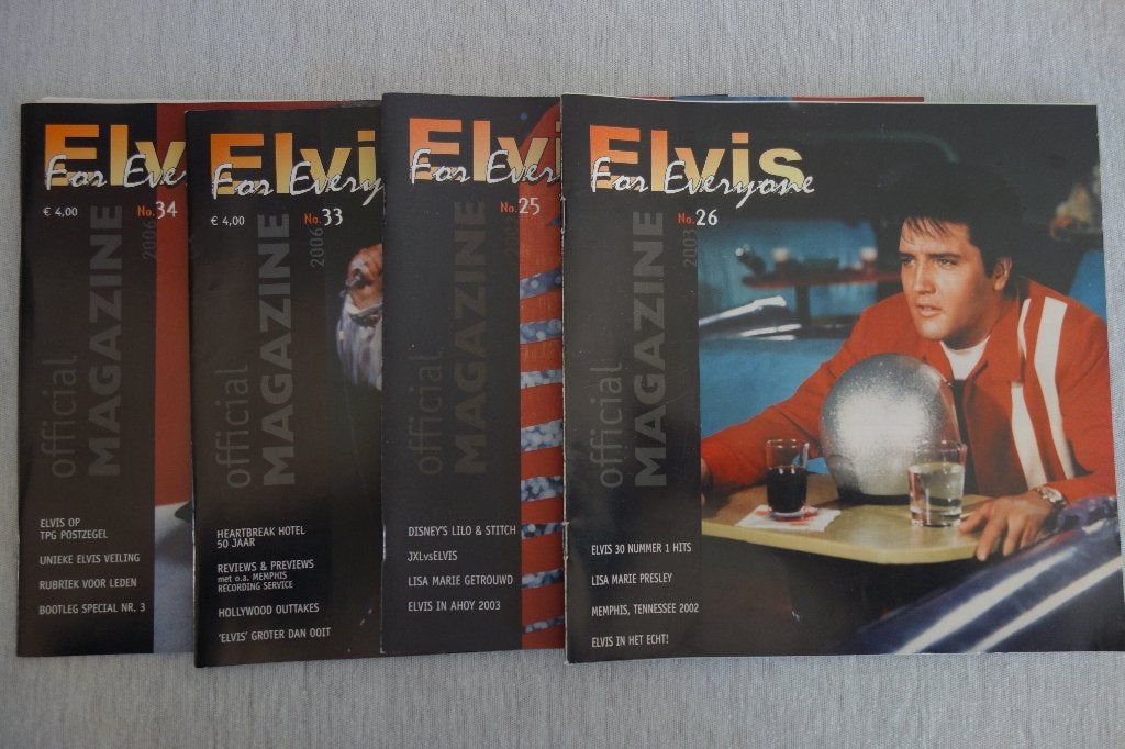 Elvis Presley fanclub boekjes Elvis for everyone, Ophalen of Verzenden, Zo goed als nieuw, Boek, Tijdschrift of Artikel