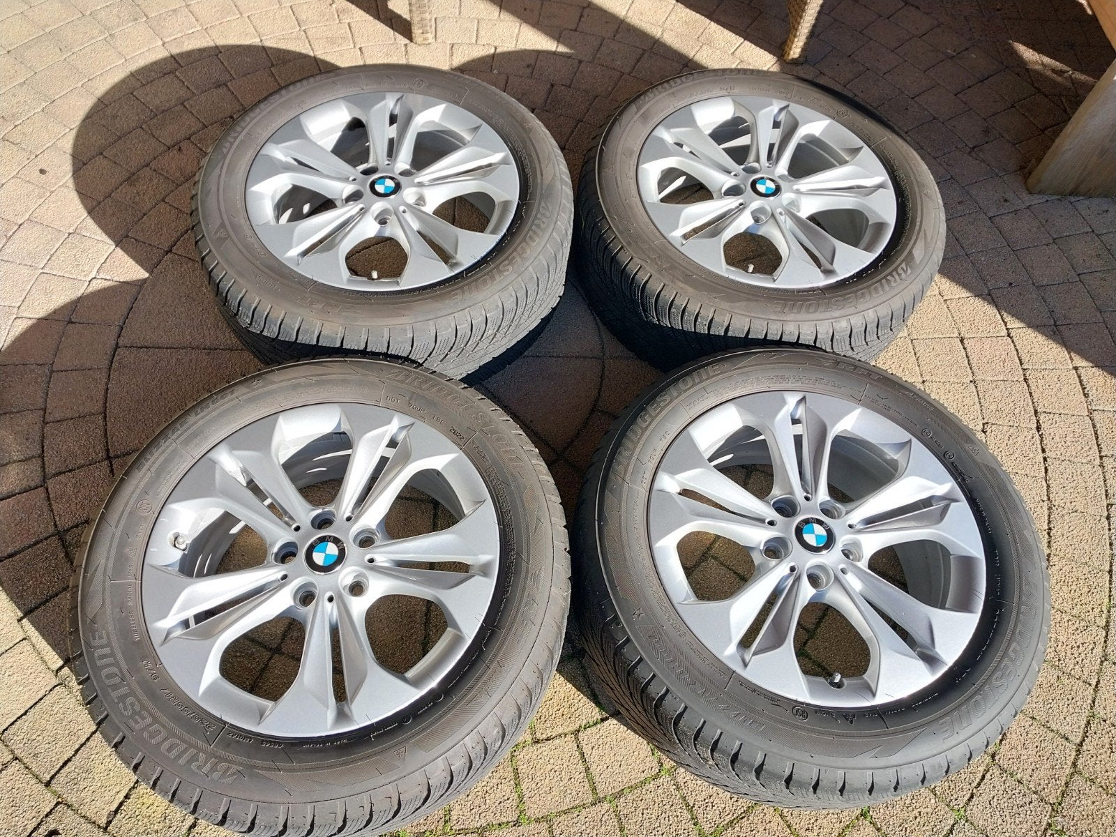 Bmw Velgen 17 inch 5x112 winterbanden X1 X2, Auto-onderdelen, Ophalen, BMW