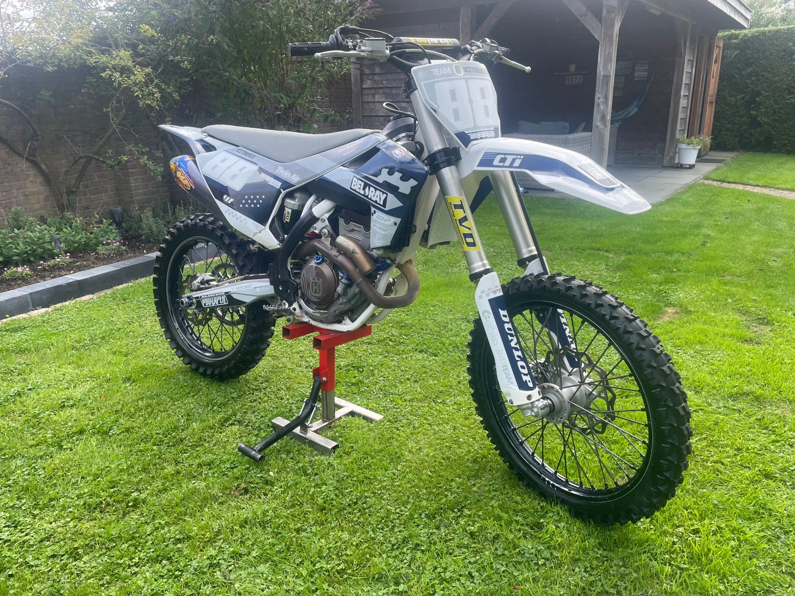 Husqvarna fc 350 2018 ktm sxf 350, Ophalen, Zo goed als nieuw, Overige merken