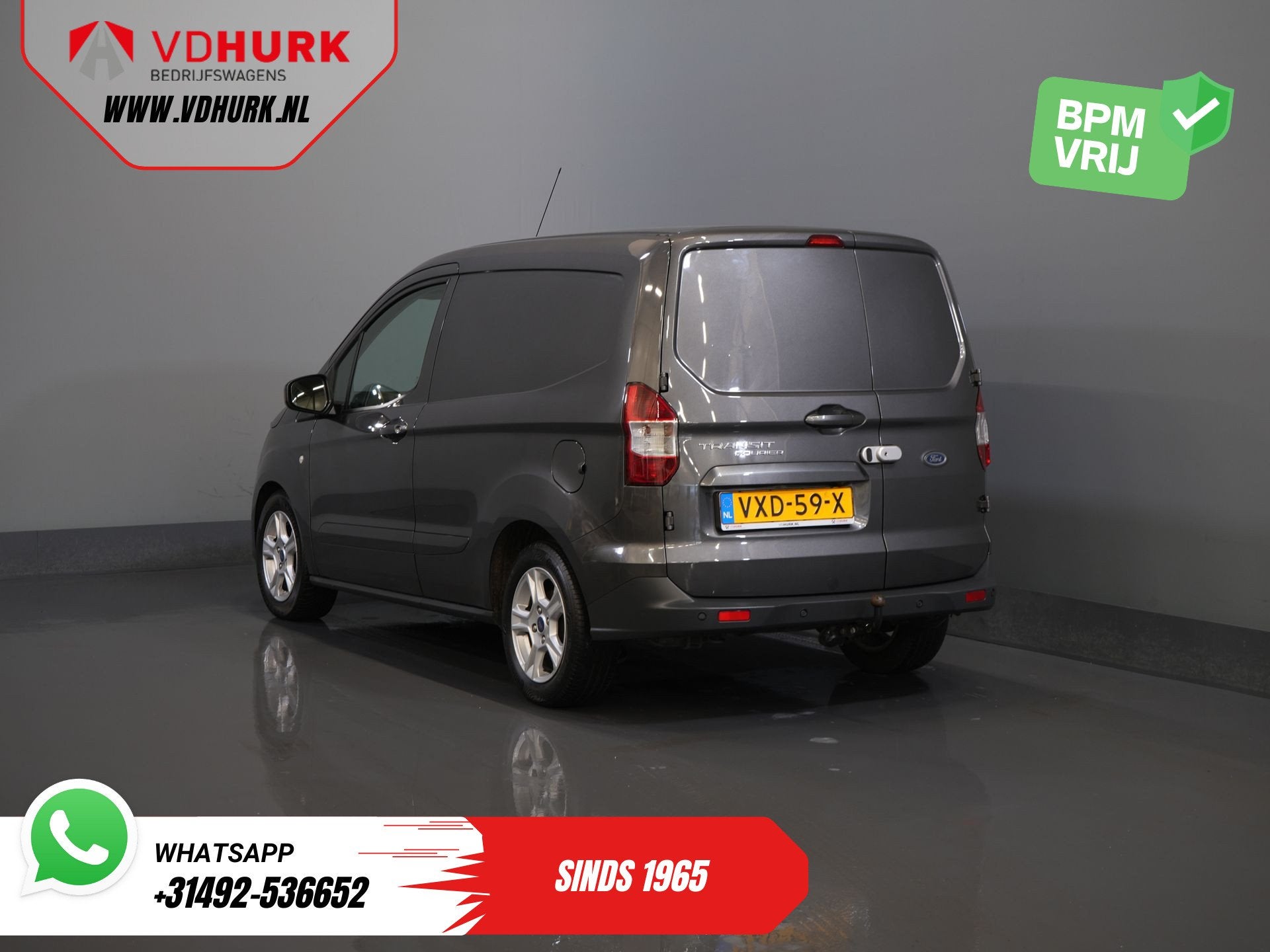 Ford Transit Courier 1.5 TDCI 100 pk Limited Stoelverw/ Voor, Voorwielaandrijving, Euro 6, Origineel Nederlands, 19 km/l