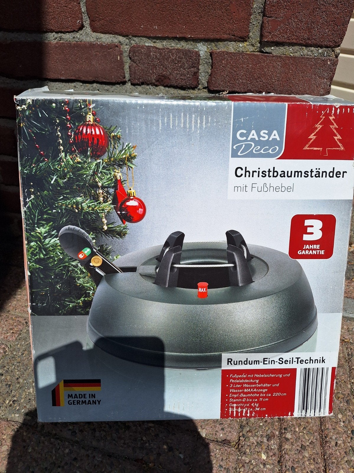 Kerstboom standaard, Diversen, Ophalen