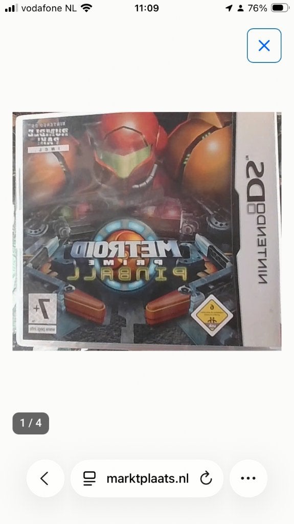 Metroid prime pinball, Avontuur en Actie, Gekoppelde computers, Ophalen of Verzenden, Zo goed als nieuw