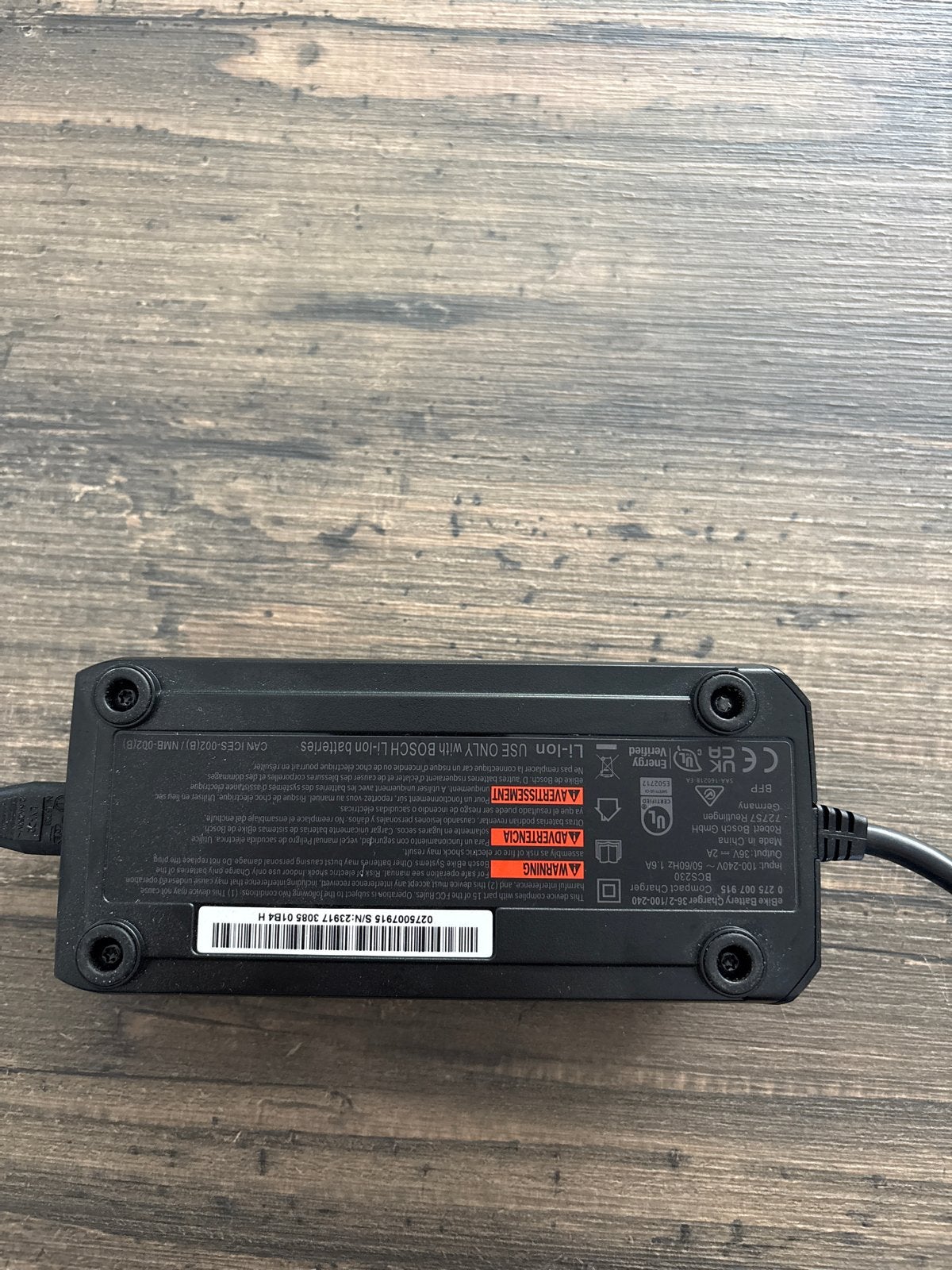 Bosch Oplader voor elektrische fiets accu, Ophalen, Zo goed als nieuw