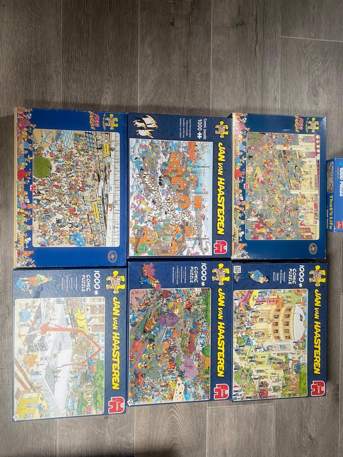 Puzzels helemaal compleet zeer goede staat, Hobby en Vrije tijd, Ophalen of Verzenden, 500 t/m 1500 stukjes, Zo goed als nieuw