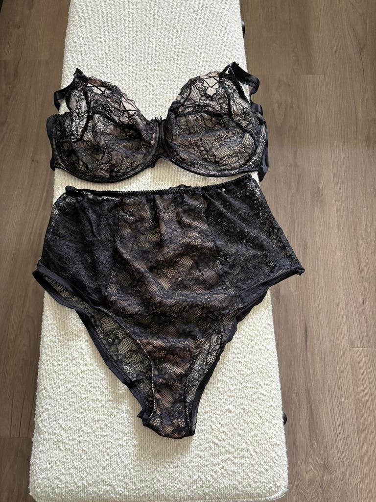Prima Donna bh 100E slip maat 48, Verzenden, Zwart, BH