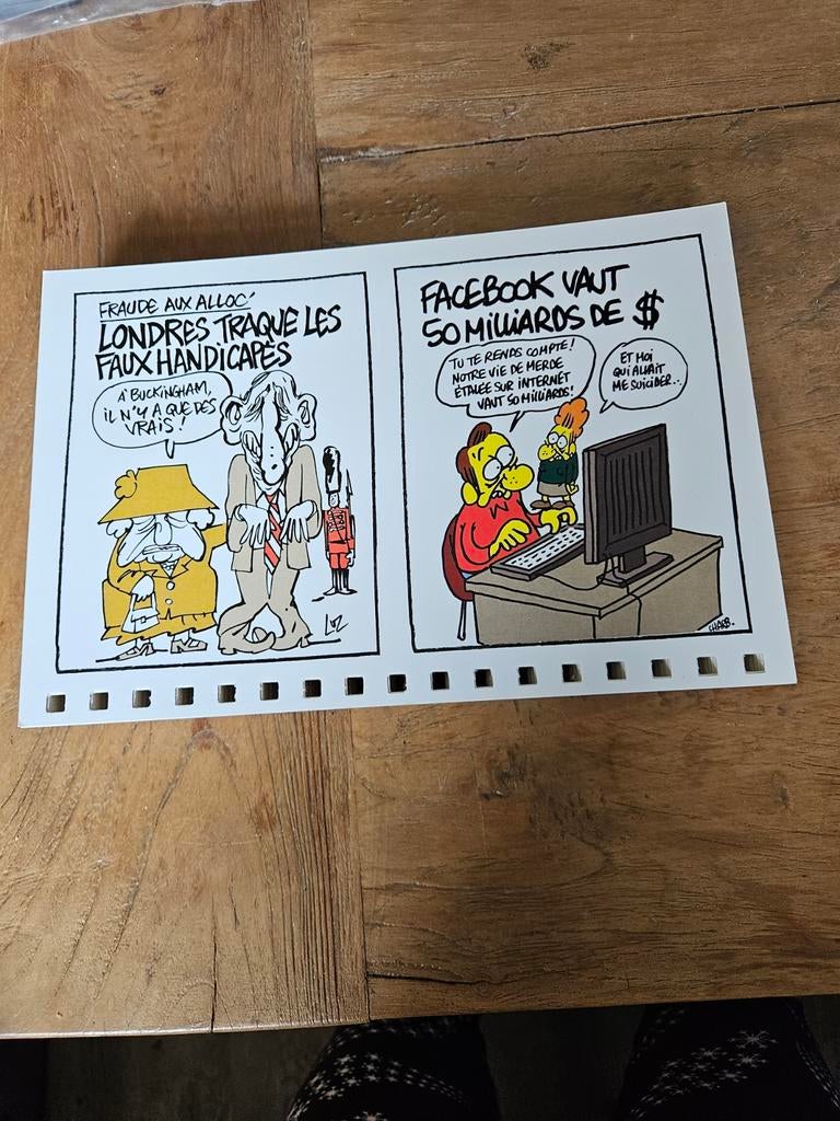 52 spreukkaarten van Charlie Hebdo, complete jaargang, Ophalen of Verzenden