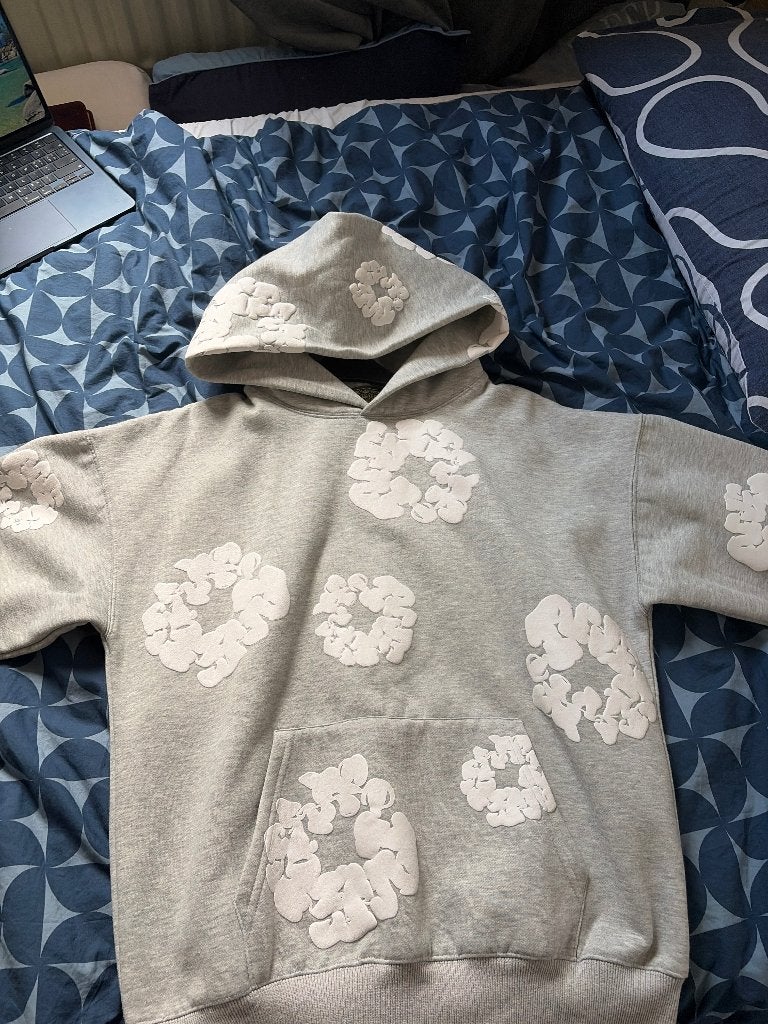 Denim Tears Hoodie, Nieuw, Ophalen of Verzenden, Grijs, Maat 46 (S) of kleiner
