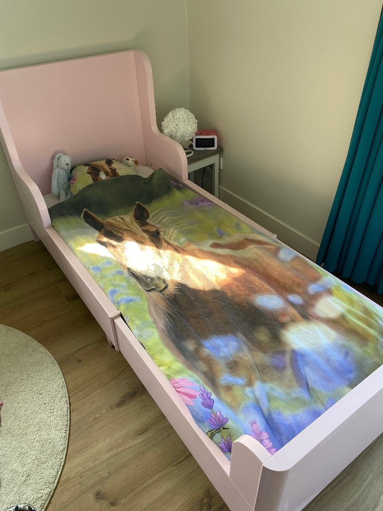 Meegroeibed Ikea, Kinderen en Baby's, Kinderkamer | Bedden, 70 tot 85 cm, Zo goed als nieuw, 160 tot 180 cm, Ophalen