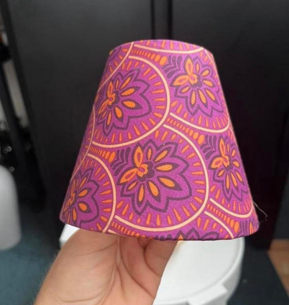 Sfeervol vintage lampenkapje retro/ vintage vibe NIEUW, Ophalen of Verzenden, Zo goed als nieuw