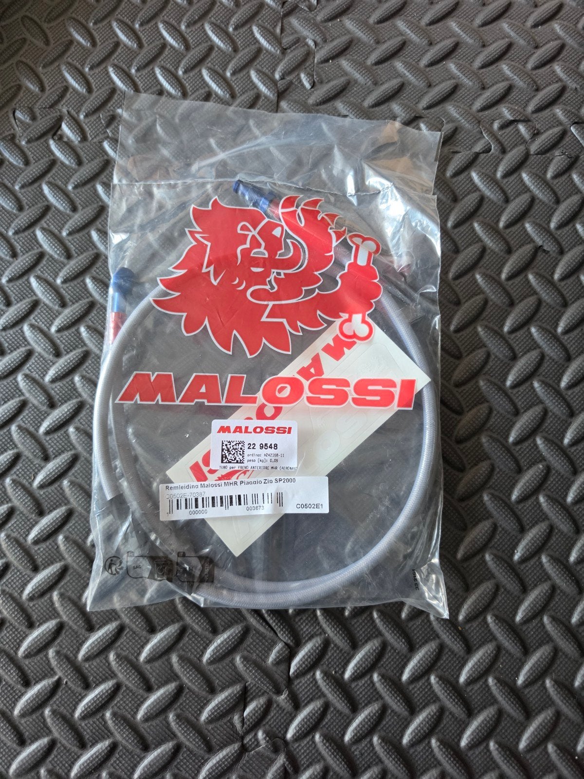 Malossi stalen remleiding Piaggio Zip SP - Gloednieuw, Ophalen of Verzenden, Nieuw, Overige typen, Overige merken
