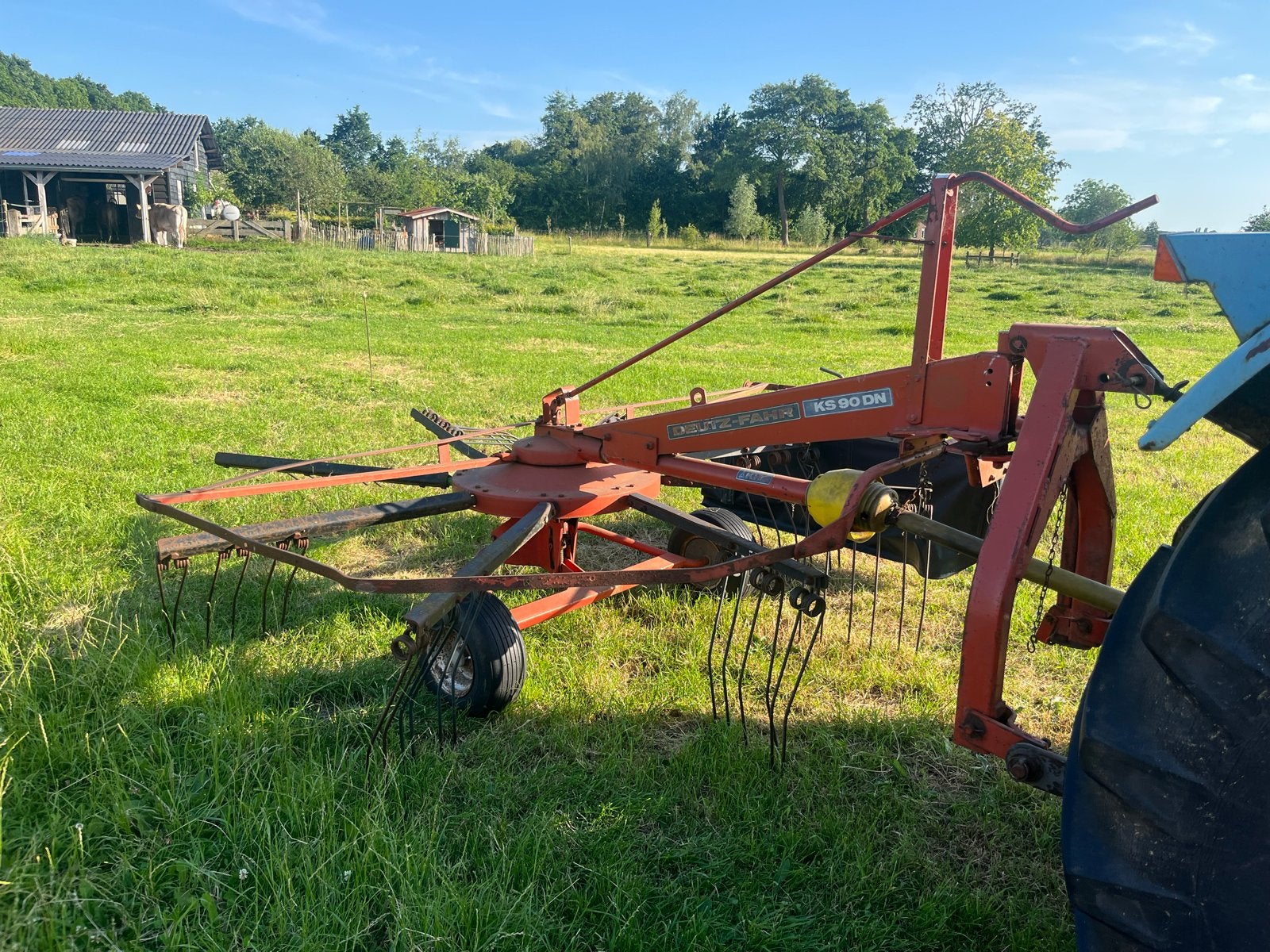 Deutz Fahr Hark KS 90 DN Hooihark, Zakelijke goederen, Agrarisch | Werktuigen, Ophalen, Veehouderij, Weidebouw