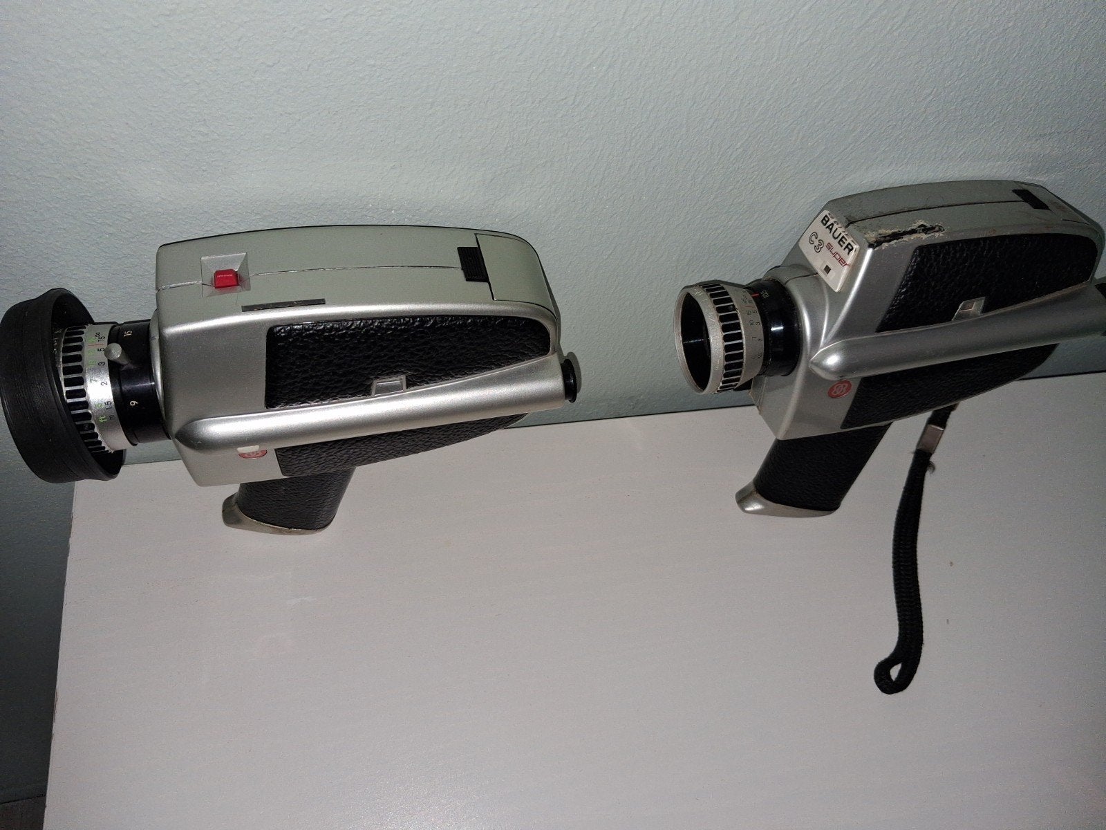 Bauer C3 Super 8mm Filmcamera's - Set van 2 Vintage Camera's, 8mm, Verzenden, Onbekend, raadpleeg handleiding, Onbekend, raadpleeg handleiding