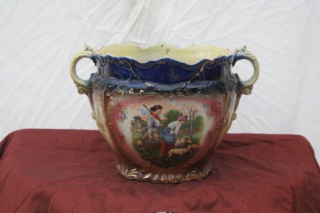 Bloempot ( Antiek, Ophalen of Verzenden