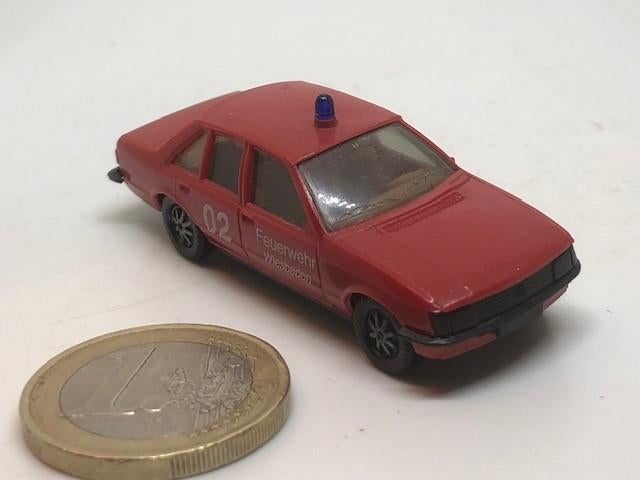 Brandweer Opel Rekord Berlina 2,0E, Herpa, Ophalen of Verzenden, Gebruikt, Auto, Herpa
