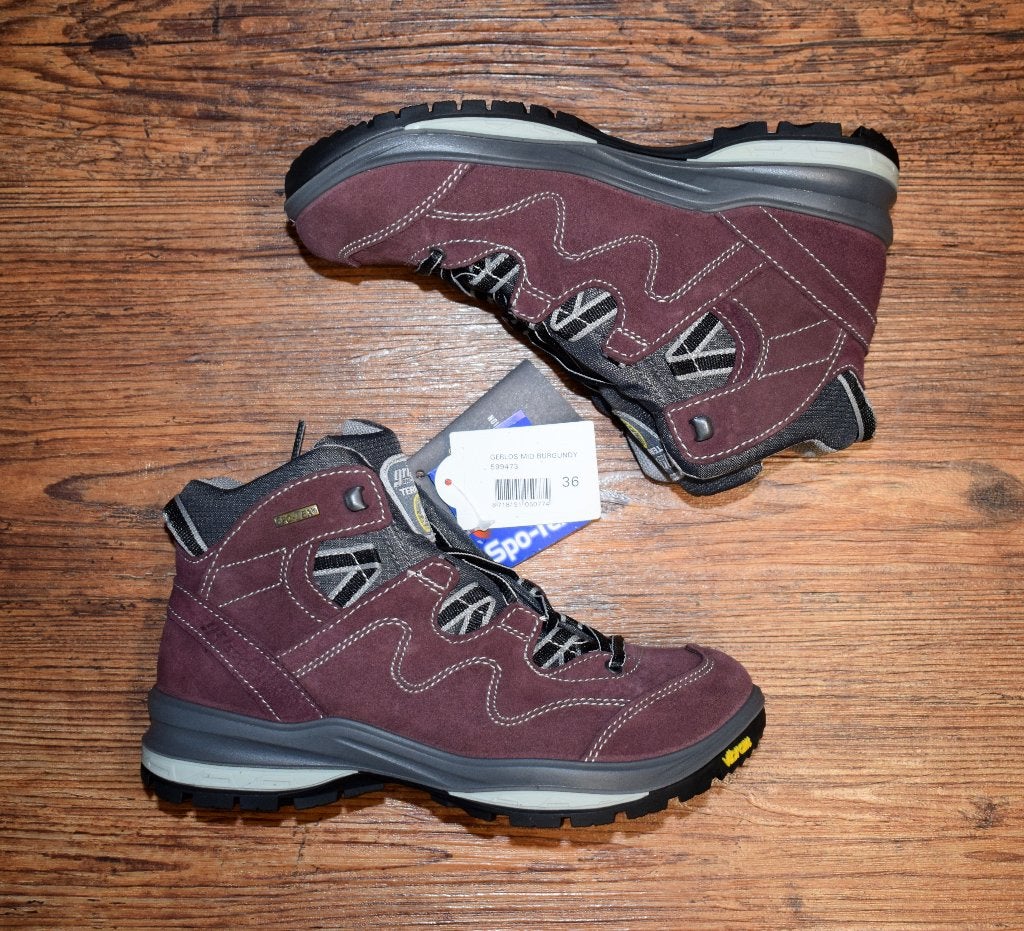 GRISPORT - wandelschoenen Gerlos Mid burgundy - maat 36, Kleding | Dames, Overige kleuren, Nieuw, Grisport, Wandelschoenen